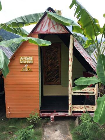 Beach Shack Chalet - Garden View Aframe Small Unit Kampong Juara Экстерьер фото